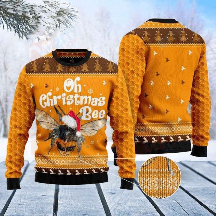 Oh Christmas Bee Ugly Christmas Sweater, Perfect Holiday Gift
