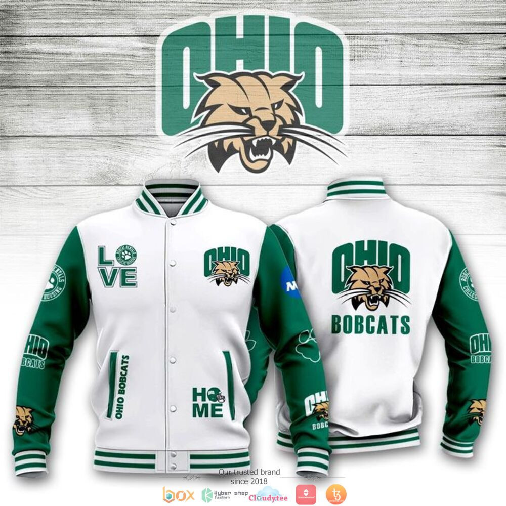 Ohio Bobcats Varsity Baseball Jacket for Men & Women | NCAA Team Fan Gift