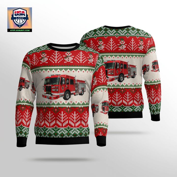 Ohio Columbus Division Of Fire AOP Sweater