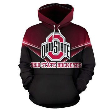 Ohio State Buckeyes 3D All Over Print Hoodie & Zip Hoodie