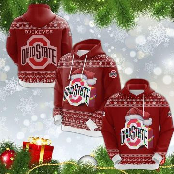 Ohio State Buckeyes 3D All Over Print Hoodie & Zip Hoodie