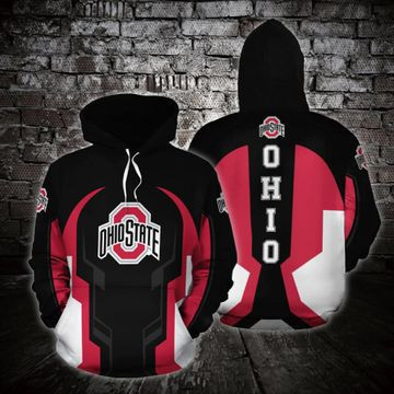 Ohio State Buckeyes 3D All Over Print Hoodie & Zip Hoodie