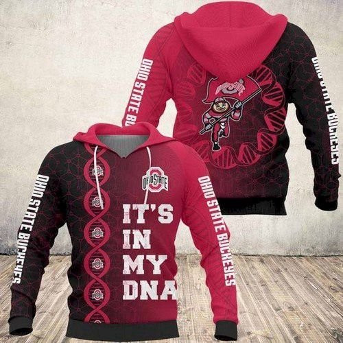 Ohio State Buckeyes 3D All Over Print Hoodie & Zip Hoodie