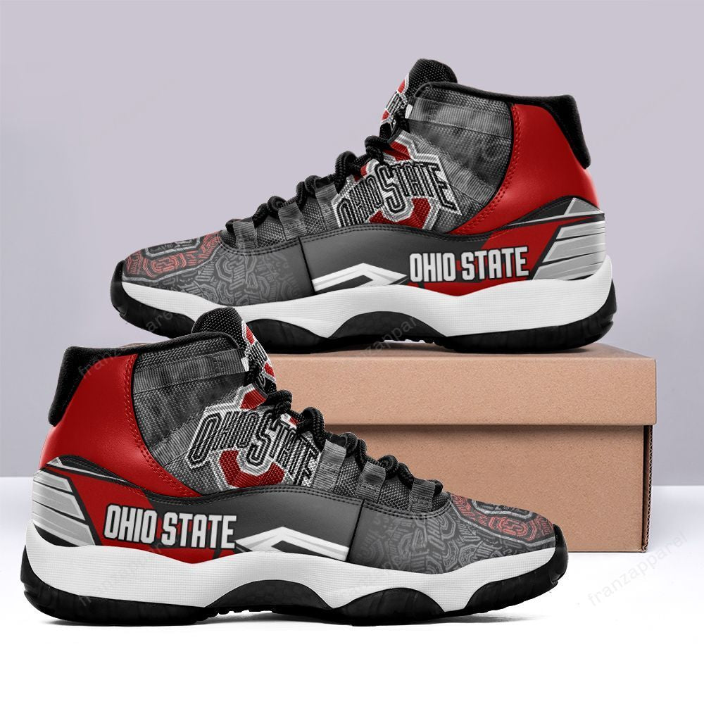Ohio State Buckeyes JD13 Sneakers Shoes for Men & Women | Custom Fan Gift