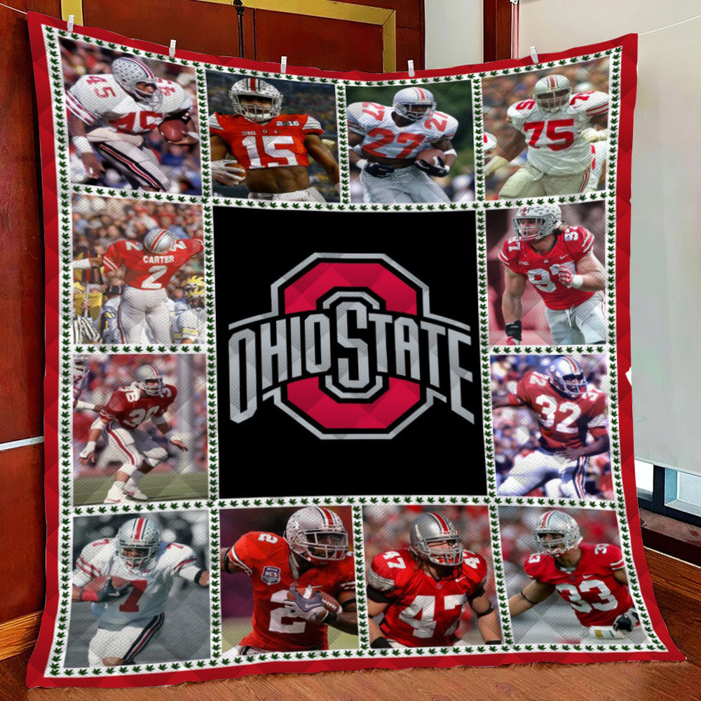 Ohio State Buckeyes Legends Fleece Blanket Quilt Blanket