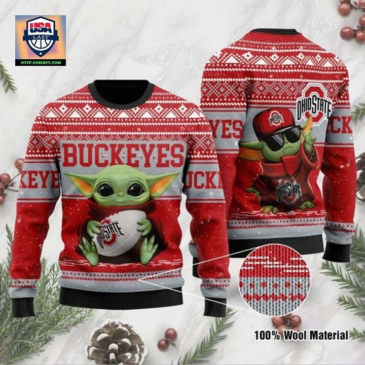Ohio State Buckeyes Ugly Christmas Sweater