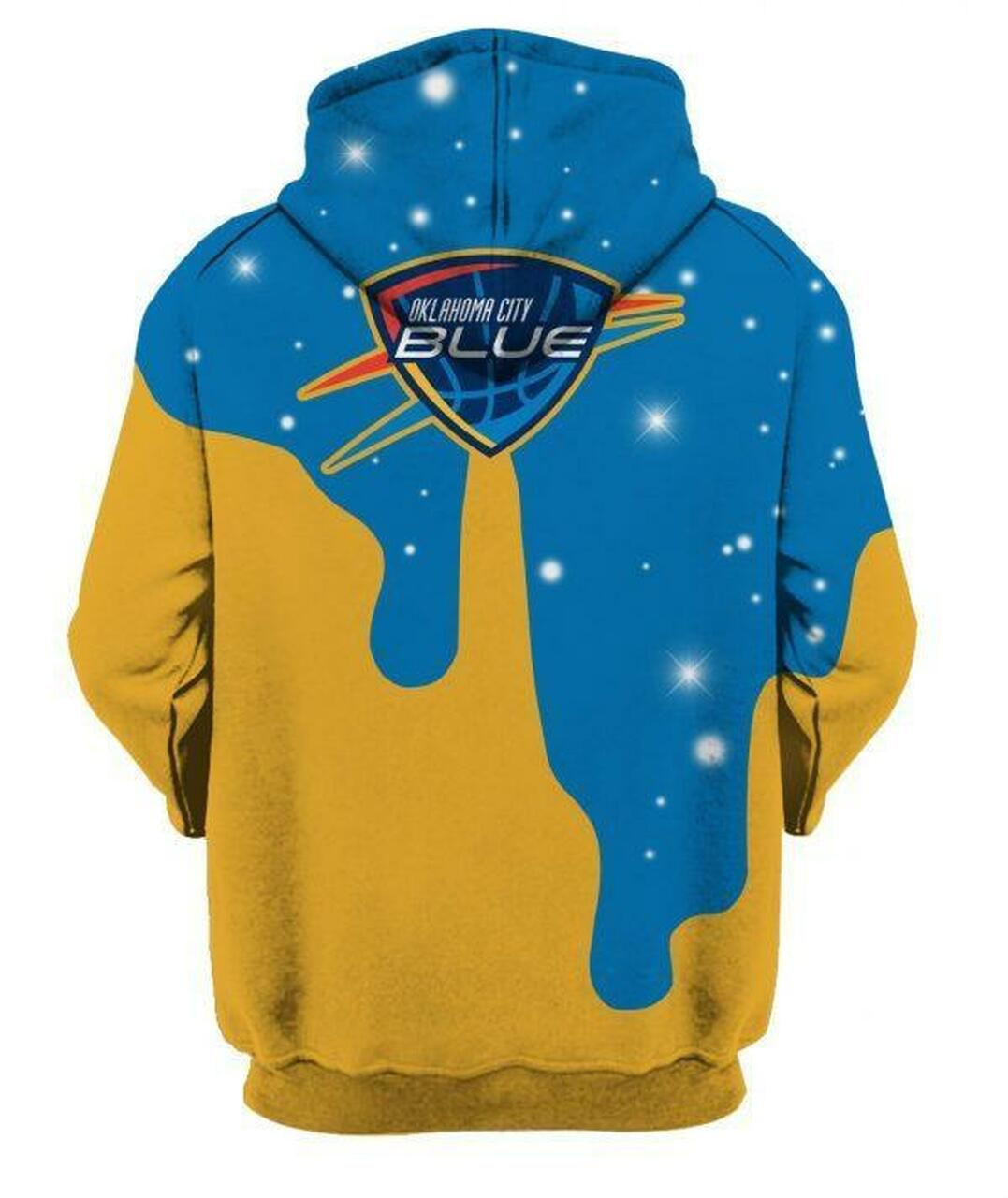 Oklahoma City Blue Nba Basketball 3D All Over Print Hoodie & Zip Hoodie