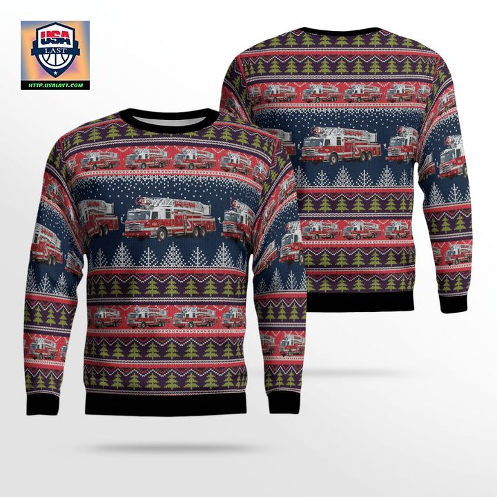 Oklahoma City Fire Department AOP Sweater