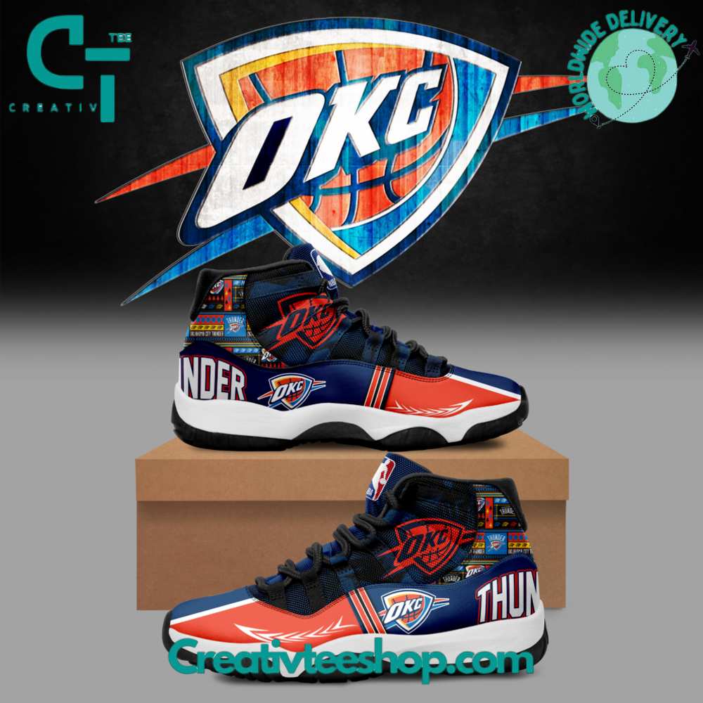 Oklahoma City Thunder JD13 Sneakers Shoes for Men & Women | Custom Fan Gift