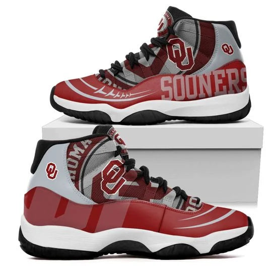 Oklahoma Sooners JD13 Sneakers Shoes for Men & Women | Custom Fan Gift
