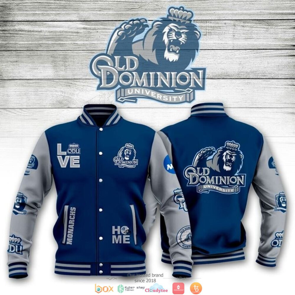Old Dominion Monarchs Varsity Baseball Jacket for Men & Women | NCAA Team Fan Gift