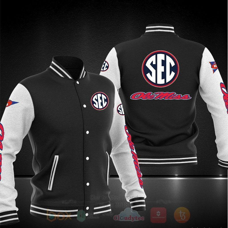 Ole Miss Rebels Varsity Baseball Jacket for Men & Women | NCAA Team Fan Gift