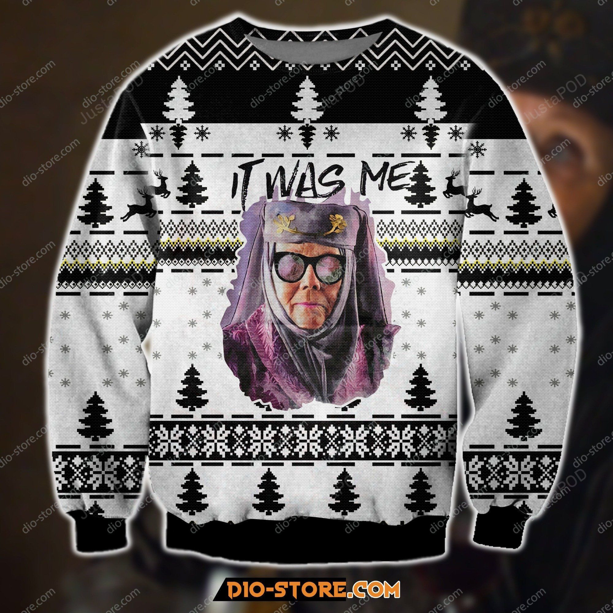 Olenna Tyrell It Was Me Ugly Christmas Sweater,