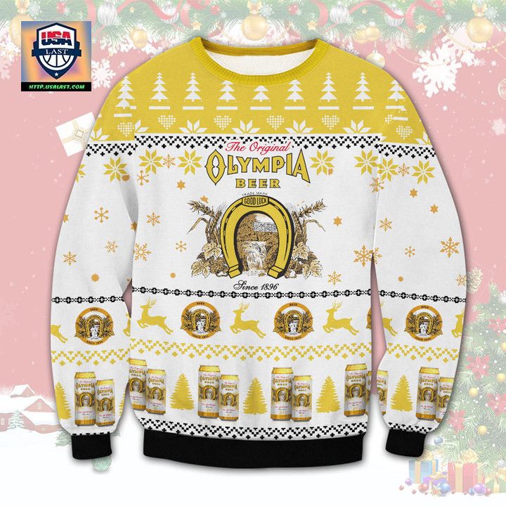 Olympia Beer Ugly Christmas Sweater
