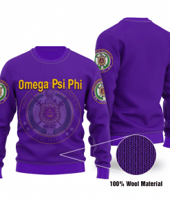 Omega Psi Phi Limited Ugly Christmas Sweater,