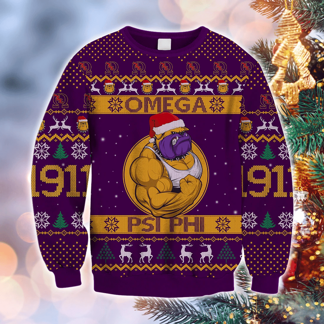 Omega Ugly Christmas Sweater, Perfect Holiday Gift