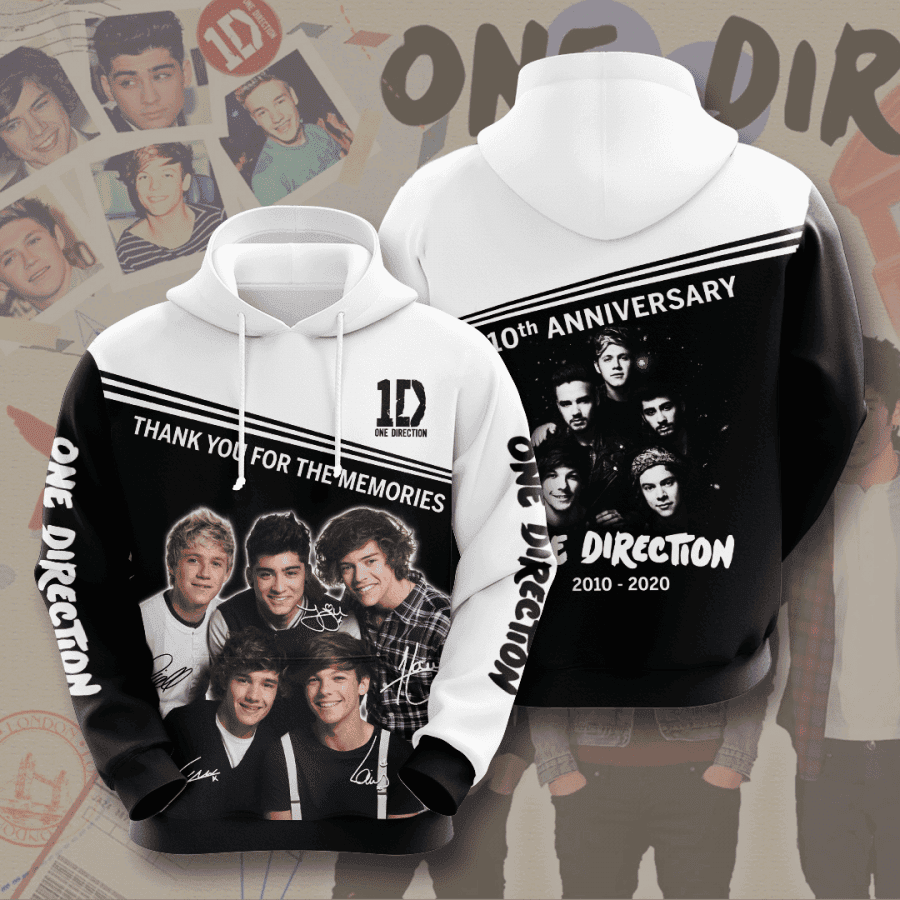 One Direction 3D All Over Print Hoodie & Zip Hoodie