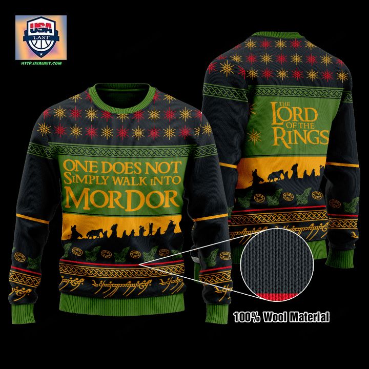 One Does Not Simply Walk Into Mordor Christmas Sweater