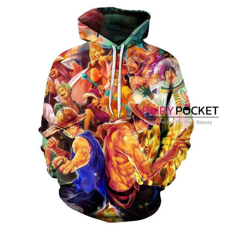 One Piece 3D All Over Print Hoodie & Zip Hoodie