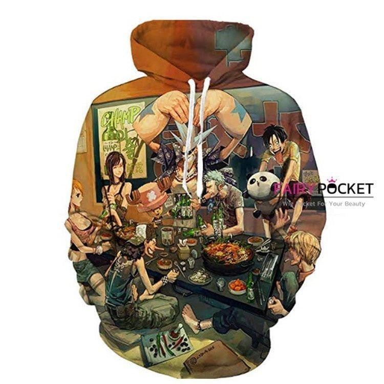 One Piece 3D All Over Print Hoodie & Zip Hoodie