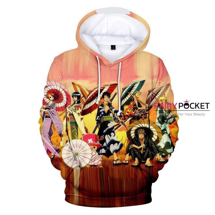 One Piece 3D All Over Print Hoodie & Zip Hoodie