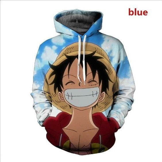 One Piece Luffy 3D All Over Print Hoodie & Zip Hoodie