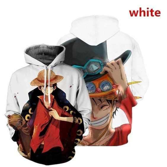 One Piece Luffy And Sabo 3D All Over Print Hoodie & Zip Hoodie