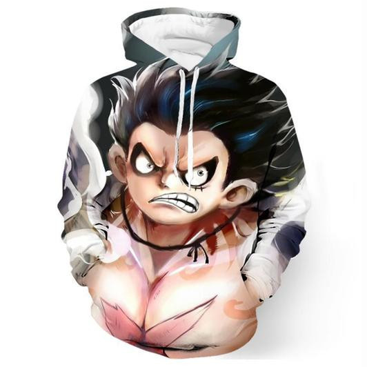One Piece Luffy Gear 3D All Over Print Hoodie & Zip Hoodie