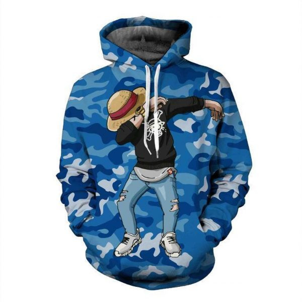 One Piece Monkey D Luffy 3D All Over Print Hoodie & Zip Hoodie