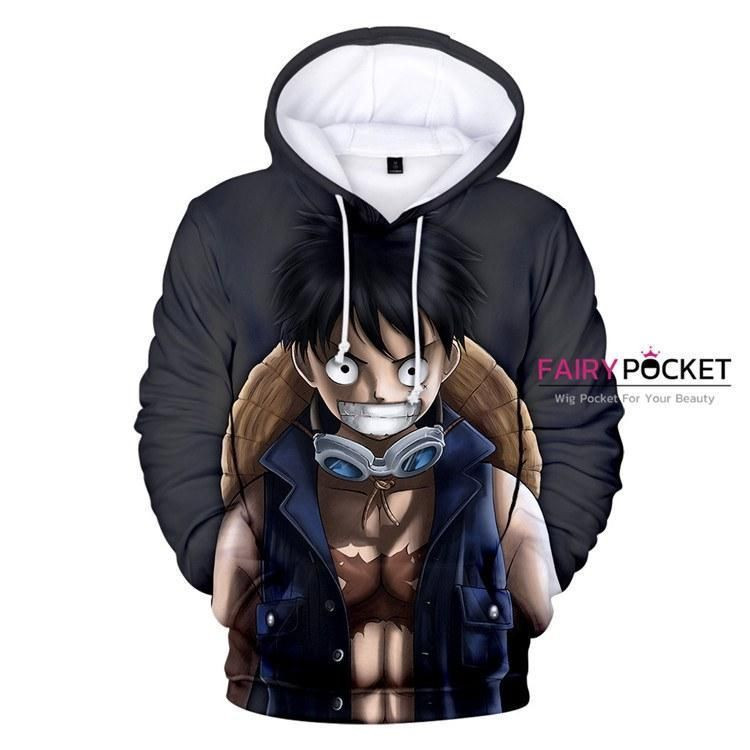 One Piece Monkey D. Luffy 3D All Over Print Hoodie & Zip Hoodie