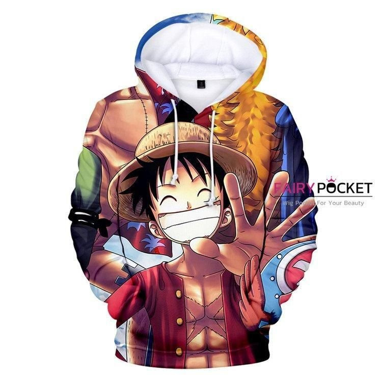 One Piece Monkey D. Luffy 3D All Over Print Hoodie & Zip Hoodie