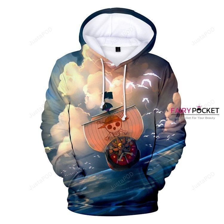 One Piece Pirate Ship 3D All Over Print Hoodie & Zip Hoodie