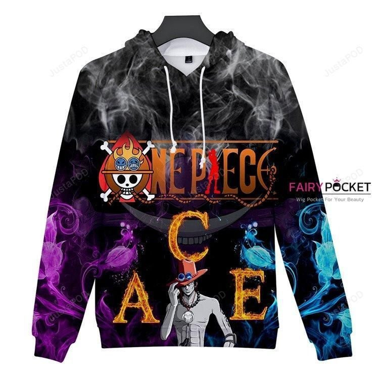 One Piece Portgas D. Ace 3D All Over Print Hoodie & Zip Hoodie