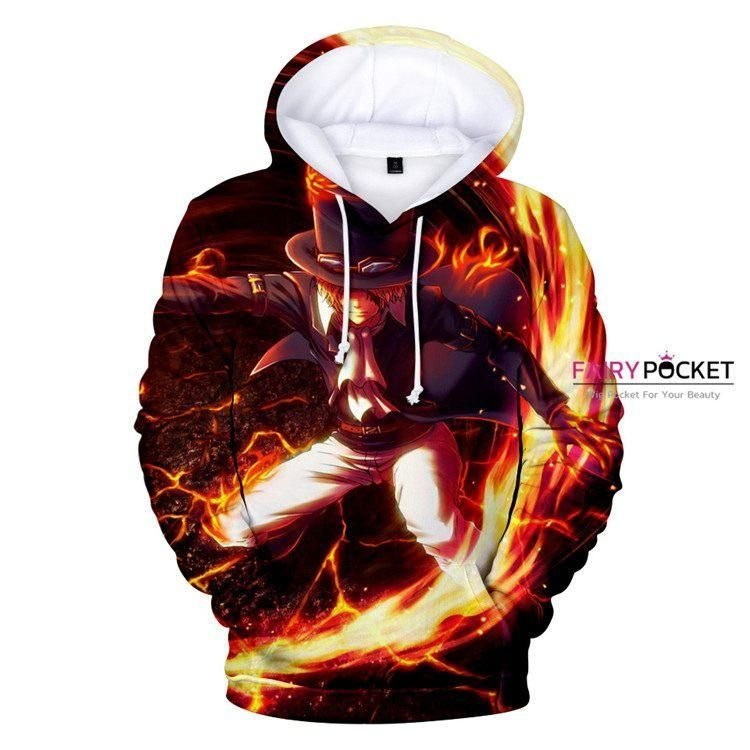 One Piece Sabo Russet 3D All Over Print Hoodie & Zip Hoodie