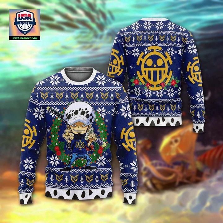 One Piece Trafalgar Law Christmas Sweater