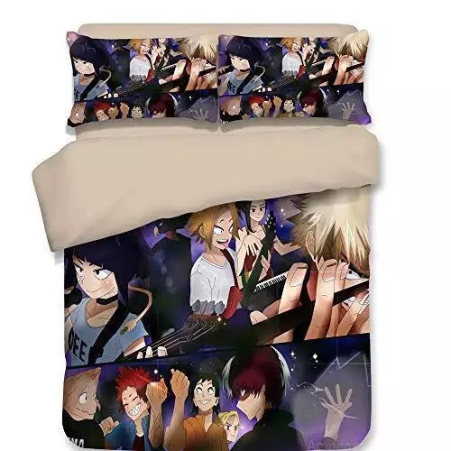 One Punch Man Duvet Cover Quilt Cover Pillowcase Bedding Set Bed Linen Home Bedroom Decor