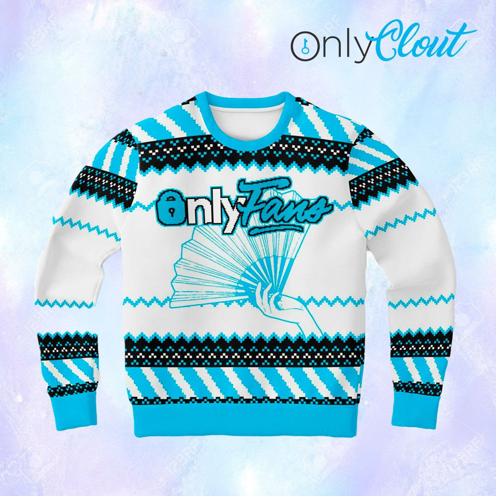 Only Fans Funny Ugly Christmas Sweater, Perfect Holiday Gift
