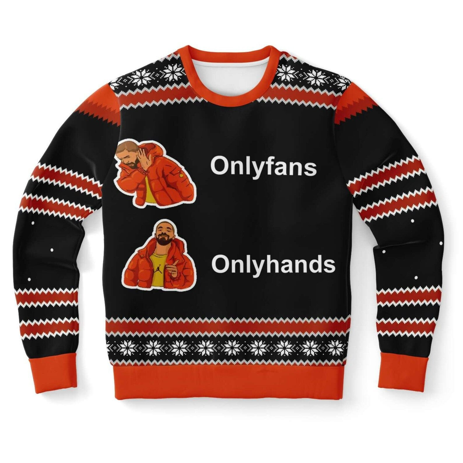Onlyfans-Onlyhands Ugly Christmas Sweater, Perfect Holiday Gift