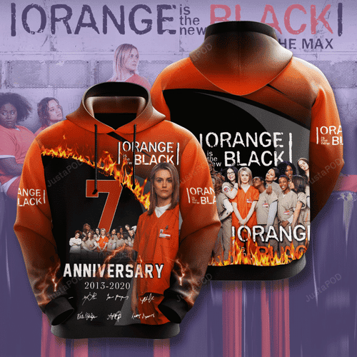 Orange Is The New Black Movie Character Anniversary 7 Years 3D All Over Print Hoodie & Zip Hoodie