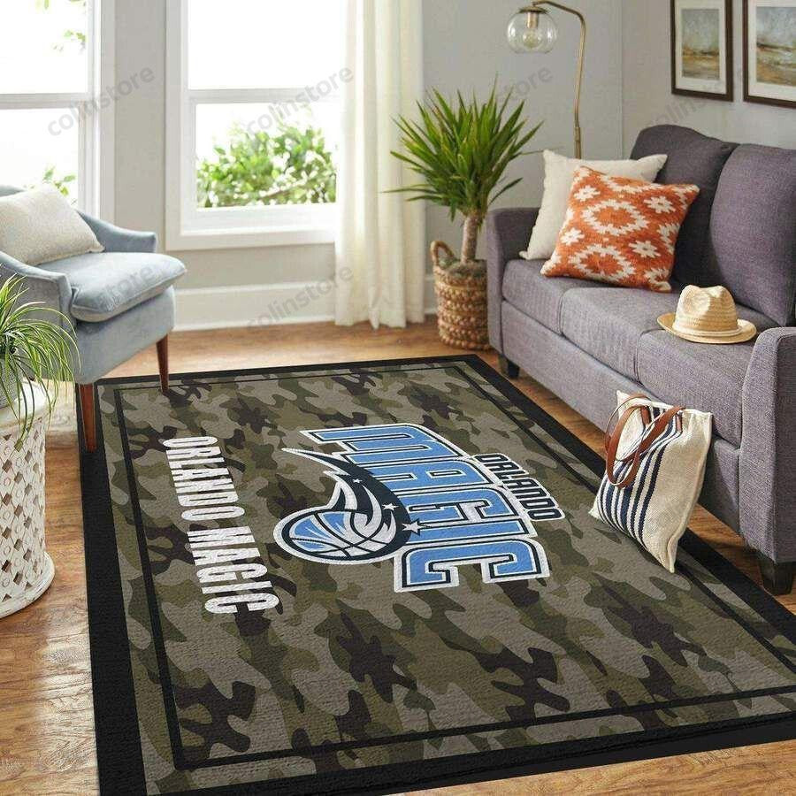Orlando Magic 3D Rectangle Area Rug – Full Print Carpet For Living Room & Bedroom Home Decor
