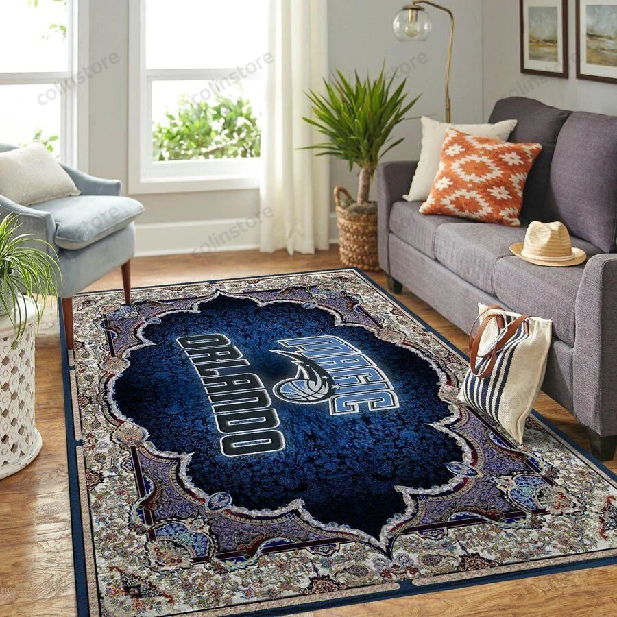 Orlando Magic 3D Rectangle Area Rug – Full Print Carpet For Living Room & Bedroom Home Decor