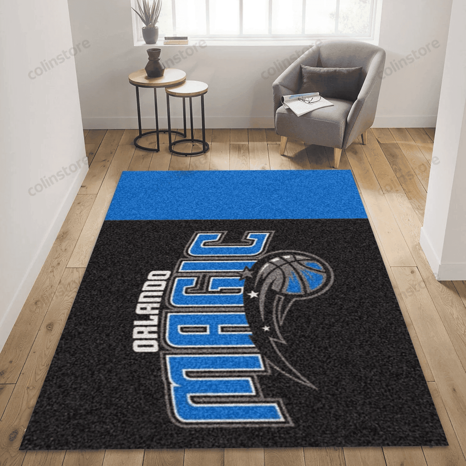 Orlando Magic 3D Rectangle Area Rug – Full Print Carpet For Living Room & Bedroom Home Decor