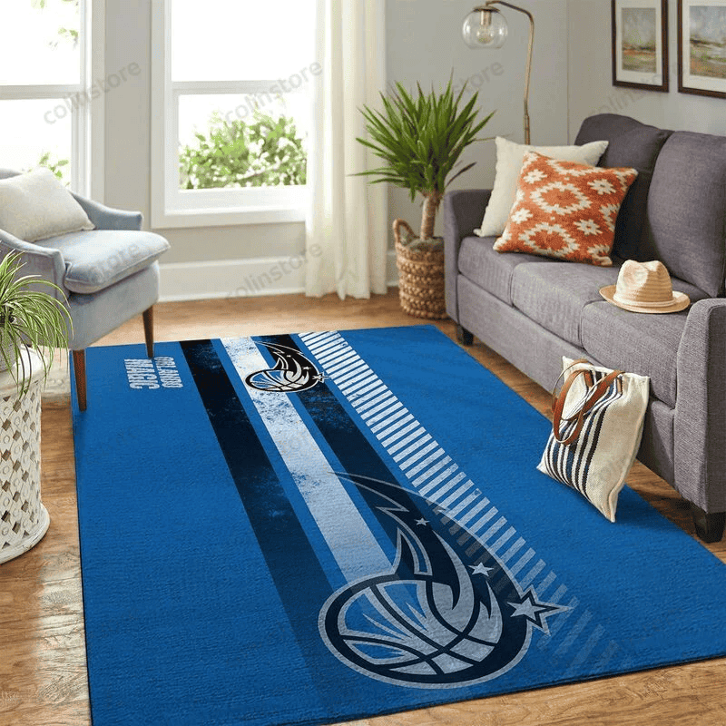 Orlando Magic 7 3D Rectangle Area Rug – Full Print Carpet For Living Room & Bedroom Home Decor