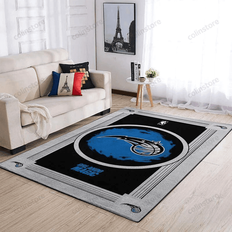 Orlando Magic Gifts 3D Rectangle Area Rug – Full Print Carpet For Living Room & Bedroom Home Decor