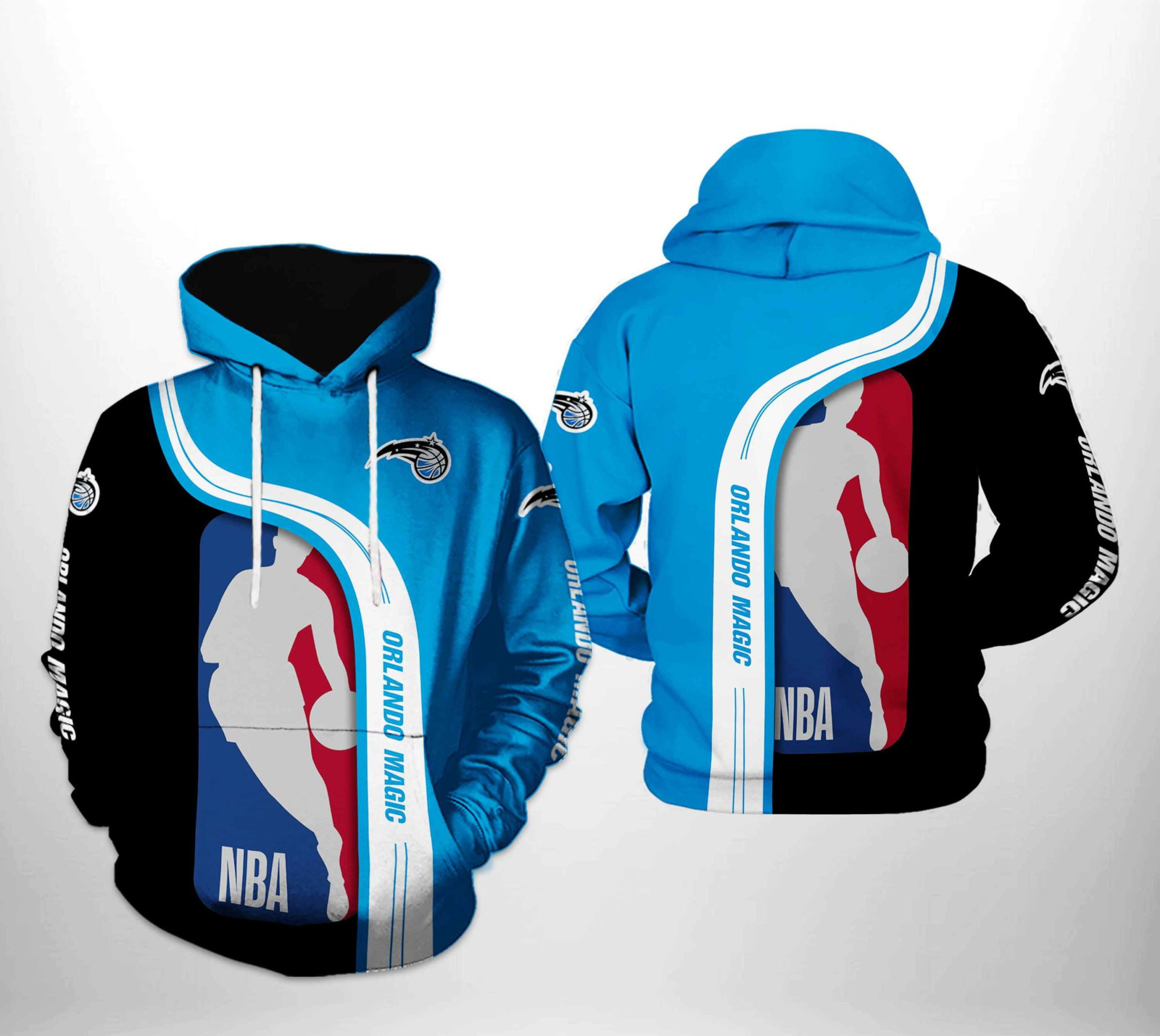 Orlando Magic NBA Team 3D All Over Print Hoodie & Zip Hoodie