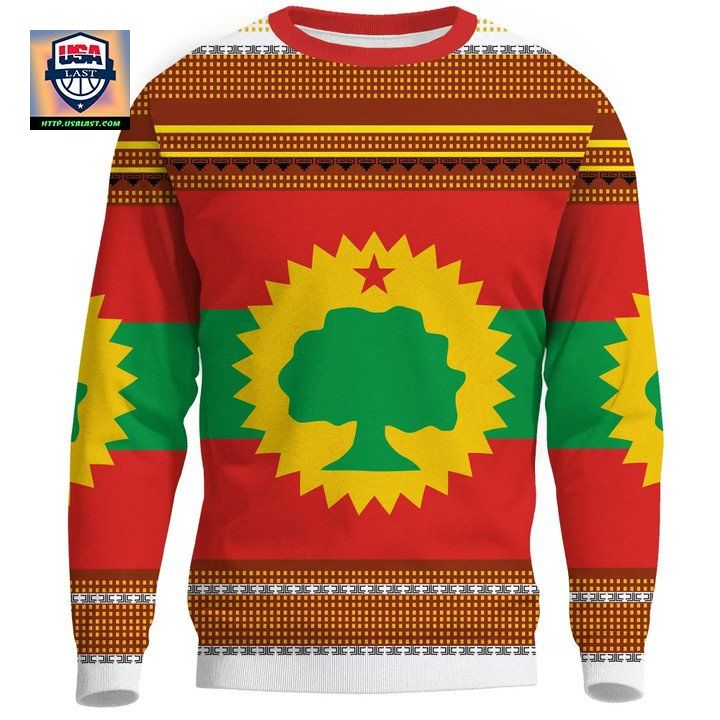 Oromo Sweater Oromo Flag Maps Culture Pattern A24