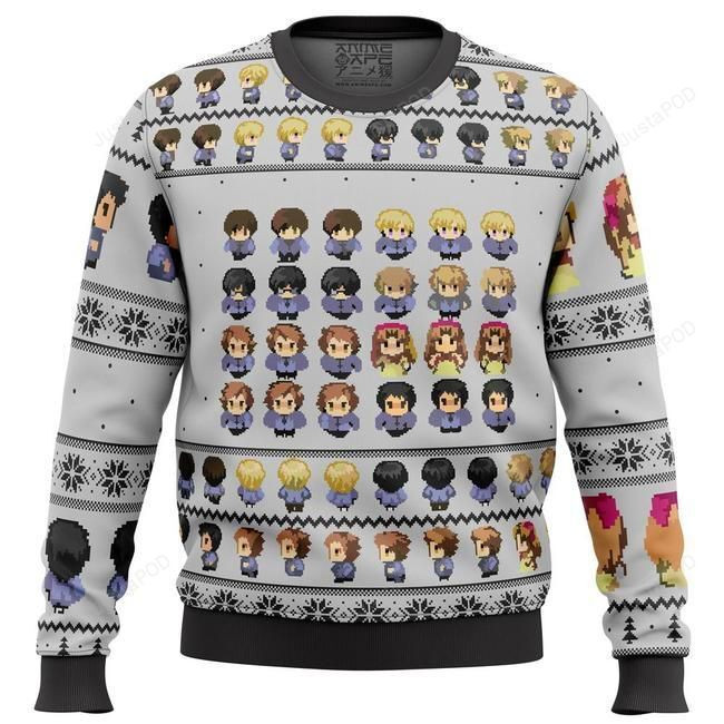 Ouran High School Host Club Sprites Ugly Christmas Sweater, Perfect Holiday Gift
