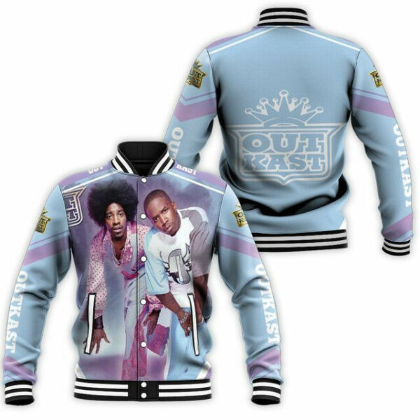 Outkast Big Boi and Dre Present Hip Hop Baseball Jacket for Men & Women | Music Fan Gift