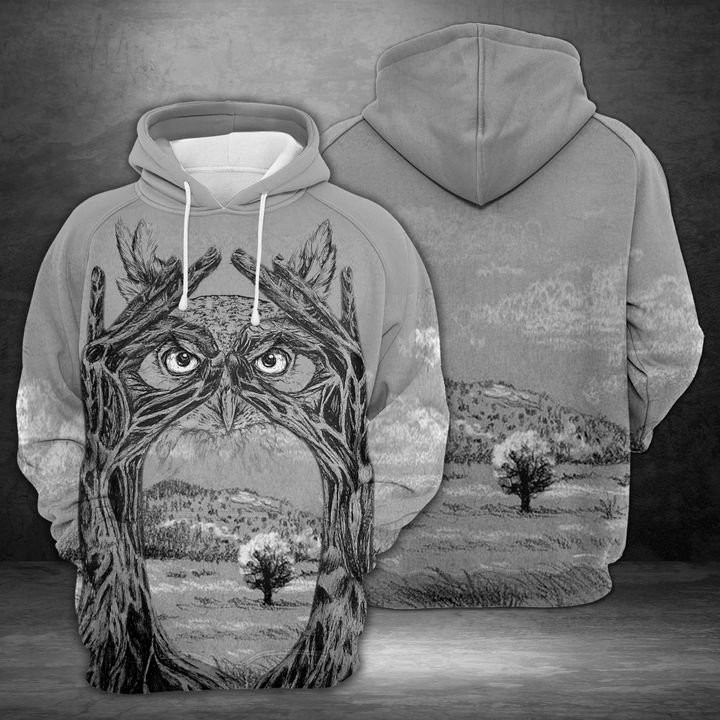 Owl 3D All Over Print Hoodie & Zip Hoodie
