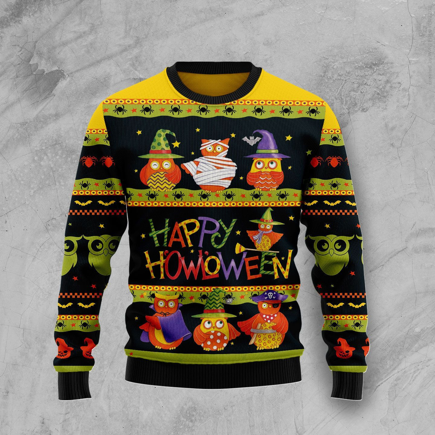 Owl Howloween For Unisex Ugly Christmas Sweater, Perfect Holiday Gift